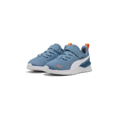 Image de PUMA Anzarun Lite Ac Inf Baskets unisexes pour bébé, Cool Blue White Orange Glo, 25 EU