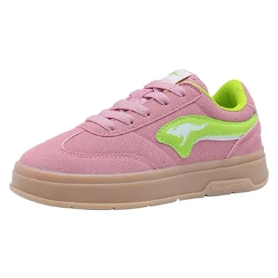 Afbeelding van KangaROOS K GK MEENIE damesschoenen met lage hakken 10274 000 6501 Rose/Lime