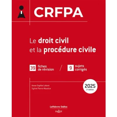 Image de CRFPA 2025 Le droit civil et la procédure civile