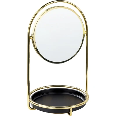 Afbeelding van Beliani INDRE Make up spiegel Goud IJzer