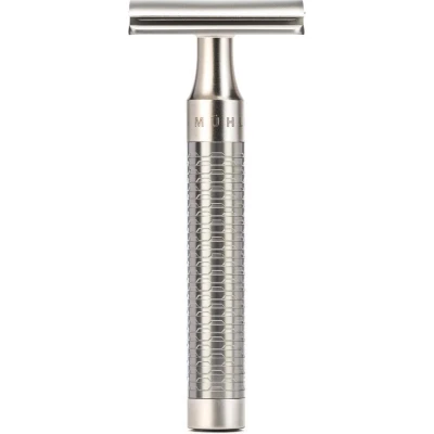 Afbeelding van Muhle double edge safety razor ROCCA RVS silver matt R94