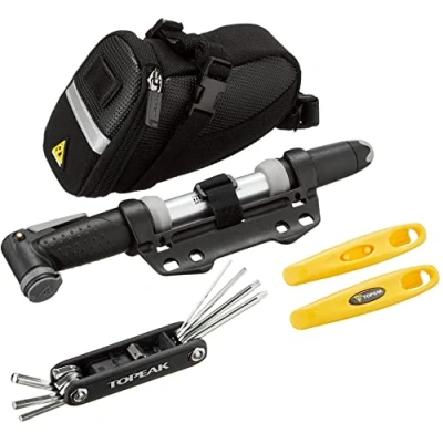 Afbeelding van Topeak Deluxe Cycling Accessory Kit 15780000 fietspomp zadeltas tas Imbusset