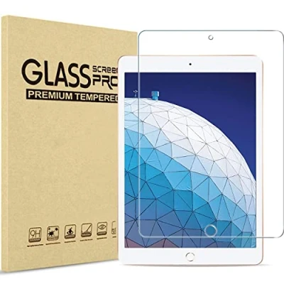 Afbeelding van ProCase Gehard glas iPad Air 3/iPad Pro 2 10,5 inch, model A2123 A2152 A2153 A2154 A1701 A1709 A1852, displaybeschermfolie, krasbestendig, zonder luchtbellen, 0,33 mm, dikte 9H