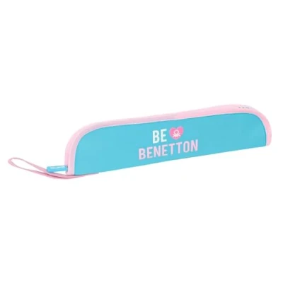 Afbeelding van Etui Benetton Unique Roze Turkoois 37 x 8 2 cm