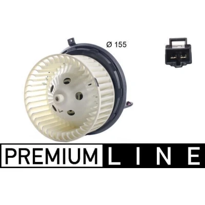 Afbeelding van MAHLE ORIGINAL AB 157 000P Interieurventilator voor voertuigen met automatische airco stuur links RENAULT: LAGUNA 2 Grandtour