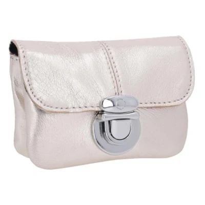 Afbeelding van Gusti Eskil Sac banane en cuir Porte monnaie Doré, or, Rétro