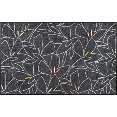 Afbeelding van Wash+Dry Linostre vuilvangmat, wasbaar, voor binnen en buiten, 75 x 120 cm, grijs