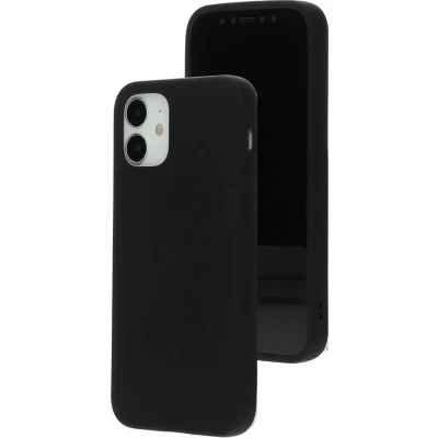 Afbeelding van Mobiparts Silicone Cover Apple iPhone 12 Mini Black