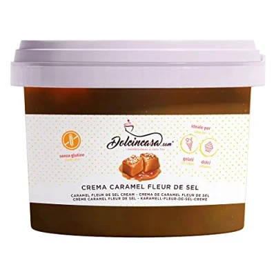 Afbeelding van Caramel Zoutbloesemcrème, glutenvrij, 500 g, gebruiksklare spread