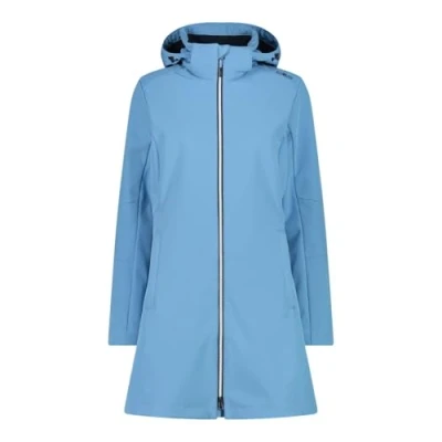 Afbeelding van CMP Woman Parka ZIP HOOD Softshelljas, Dames, Maat: 38, Niagara
