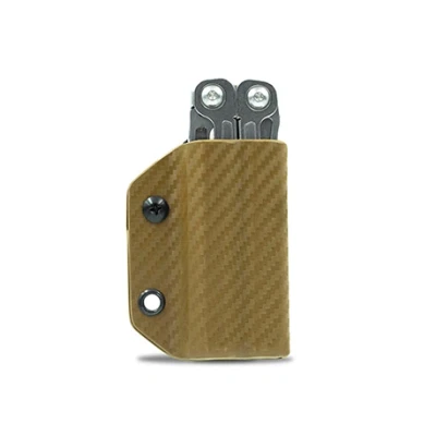 Afbeelding van Clip &amp; Carry Kydex Sheath CF Brown Leatherman Wingman/Sidekick/Rebar