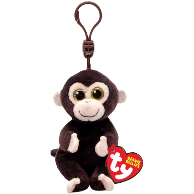 Afbeelding van Ty Beanie Babies Bellies Clip Matteo Monkey 10cm
