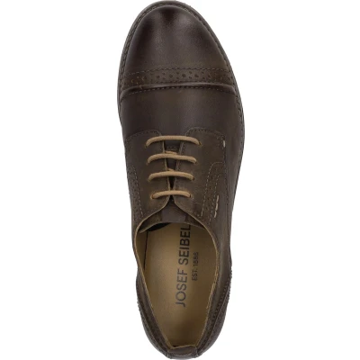 Afbeelding van Josef Seibel Sienna 12 Veterlaarzen, Dames, Maat: 36, Moro Leer