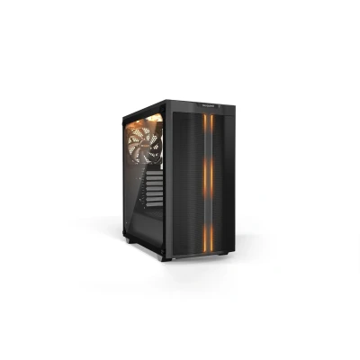 Afbeelding van BeQuiet PURE BASE 500DX Midi tower PC behuizing Zwart 3 voorgeïnstalleerde ventilators, Geïntegreerde verlichting, Zijvenster, Stoffilter