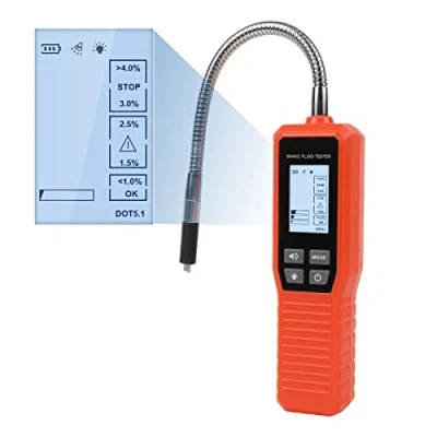 Afbeelding van KAISAL Verbeterde remvloeistoftester voor auto DOT3 DOT4 DOT5.1 digitale met achtergrondverlichting display, akoestische waarschuwingen, diagnostische remvloeistofdetector