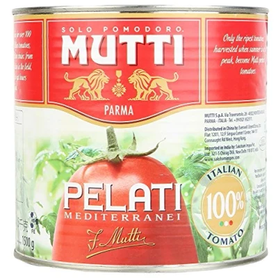 Afbeelding van Mutti Tomaten gepeld Blik 2,5 kilo