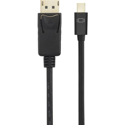 Afbeelding van Renkforce RF 4538170 DisplayPort kabel Mini / Adapterkabel stekker, stekker 0.50 m Zwart Vergulde