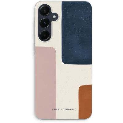 Afbeelding van Case Company® hoesje geschikt voor Samsung Galaxy A55 Geo #5 Soft Cover Telefoonhoesje Bescherming aan alle Kanten en Schermrand