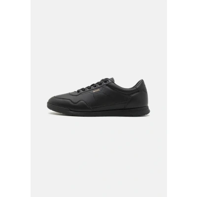 Afbeelding van BOSS Titaium Sneakers laag, Heren, Maat: 46, Black Leer