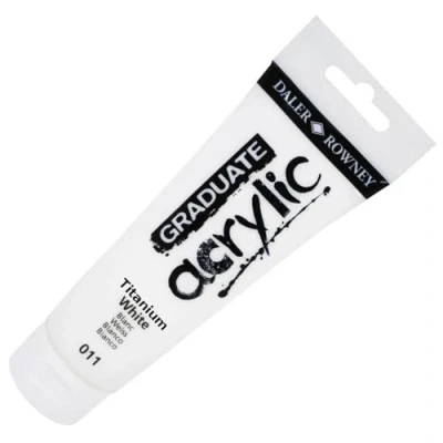 Afbeelding van GRADUATE Acryl wit 120ml