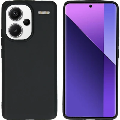 Afbeelding van iMoshion Hoesje Geschikt voor Xiaomi Redmi Note 13 Pro Plus (5G) Siliconen Color Backcover Zwart