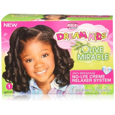 Afbeelding van African Pride Dream Kids Olive Miracle Anti Breakage Behandelkit 1 behandelingen