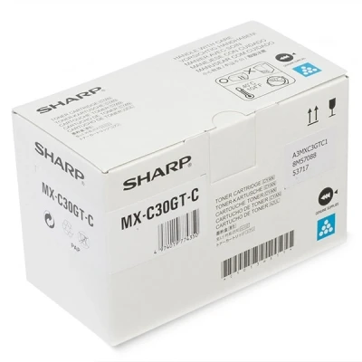 Image de Sharp MXC30GTC cyan originale cartouche de toner