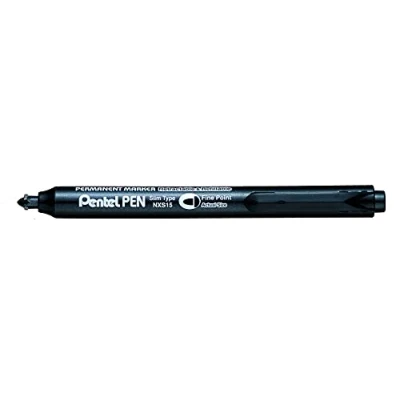 Afbeelding van Viltstift Pentel NXS15 zwart 1mm