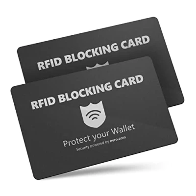 Afbeelding van Nero Het origineel: RFID blokkering NFC kaart Bescherming tegen gegevensdiefstal van creditcards Blokkaarten voor portemonnee, bankpas, identiteitskaart, paspoort , zwart., Modern