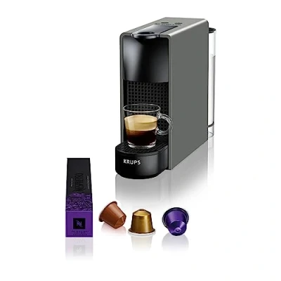 Image de Machine à café capsules Krups Nespresso Essenza Mini YY2911FD 1200 W Gris