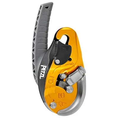 Afbeelding van Petzl afdaalapparaat I&#039;D Evac; zelfremmend; auto lock; geel