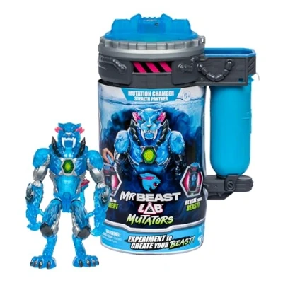 Image de Figurine Mr Beast Lab Mutators Panthère Métallique