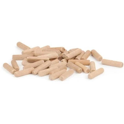 Afbeelding van chevilles en bois Lot de plastique ondulé hêtre Idéal pour les et maîtres (1 kg 8 x 40 mm ( 600 pièces))