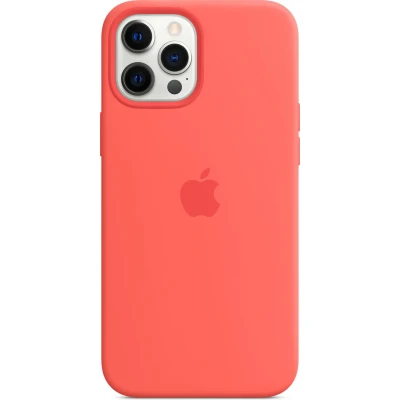 Afbeelding van Apple origineel Silicone MagSafe Case iPhone 12 Pro Max Pink Citrus MHL93ZM/A