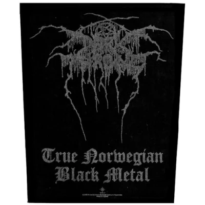 Afbeelding van Darkthrone True Norwegian Black Metal Rugpatch Zwart