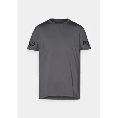 Afbeelding van Björn Borg Tshirt print, Heren, Maat: Large, Asphalt