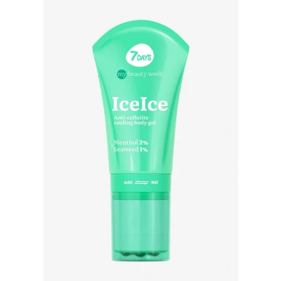 Afbeelding van 7days MY Beauty WEEK Iceice Anticellulite Cooling BODY GEL Menthol 2% + Seaweed 1% Hydratatie, Maat: 130 ml,