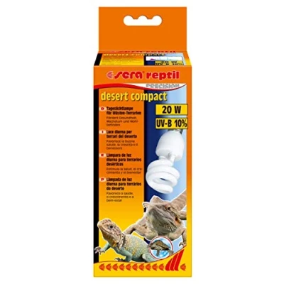 Afbeelding van sera reptil desert compact 20 W terrariumverlichting woestijn wit