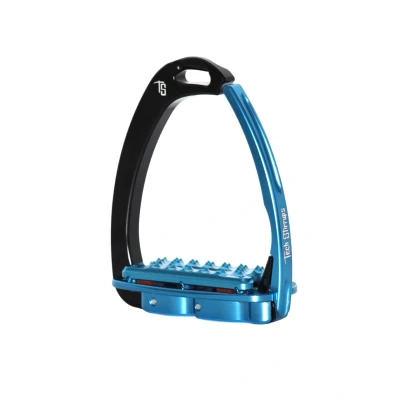 Image de Tech Stirrups Étriers Venice Plus EVO Noir/Bleu Adult