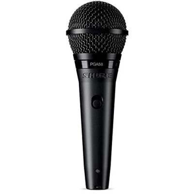 Image de Micros filaires SHURE PGA58 QTR E Dynamique Main