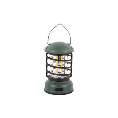 Afbeelding van Leitmotiv Tafellamp Camping Lantaarn LED Jungle groen