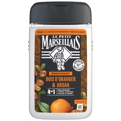 Afbeelding van Le Petit Marseillais Douchegel met sinaasappelhout en argan, 250 ml uit Frankrijk