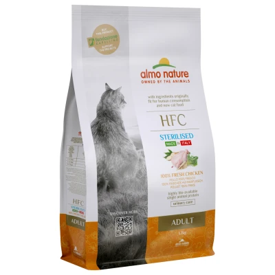 Afbeelding van Almo Nature HFC Adult Sterilised Kattenvoer Verse Kip 1,2 kg