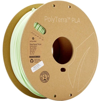 Afbeelding van Polymaker 70870 PolyTerra PLA Filament kunststof 2.85 mm 1000 g Mint, Munt 1 stuk(s)