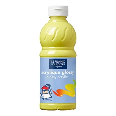 Image de Color And Co Peinture Acrylique Brillante Glossy Citron Flacon De 500ml
