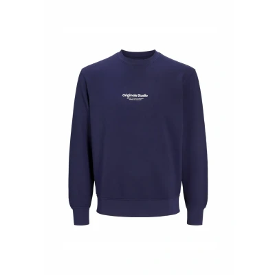 Afbeelding van Jack &amp; Jones Jorvesterbro CREW NECK NOOS Sweater, Heren, Maat: Large, Ocean cavern