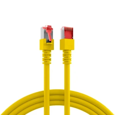 Afbeelding van 0.15 m RJ45 Patch cable S/FTP,Cat.6 0.15m yellow, LSZH