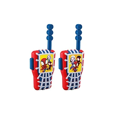 Afbeelding van Spidey walkie talkie set eenvoudige bediening 150m bereik werkt op batterijen