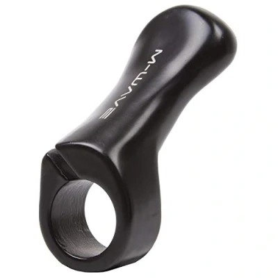 Afbeelding van M Wave Be Anatom In BarEnds Extra stuurgreep, schroefgrepen voor fietsstuur, stuurgrepen mountainbike, reisfiets, 22,2 mm stuur, magnesium, zwart