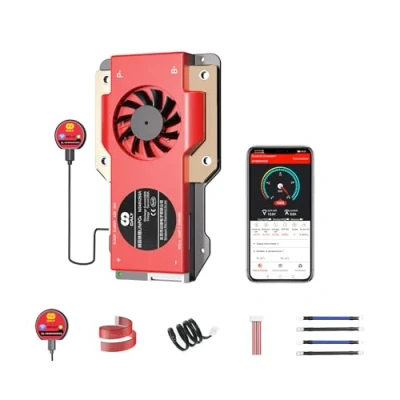 Afbeelding van DALY Smart 16S BMS 48 V met wifi module en communicatiebeschermingskaart CAN 485 voor LifePO4 lithium batterijpakket (16S BMS+RS485+CAN+wifi module, 250 A)
